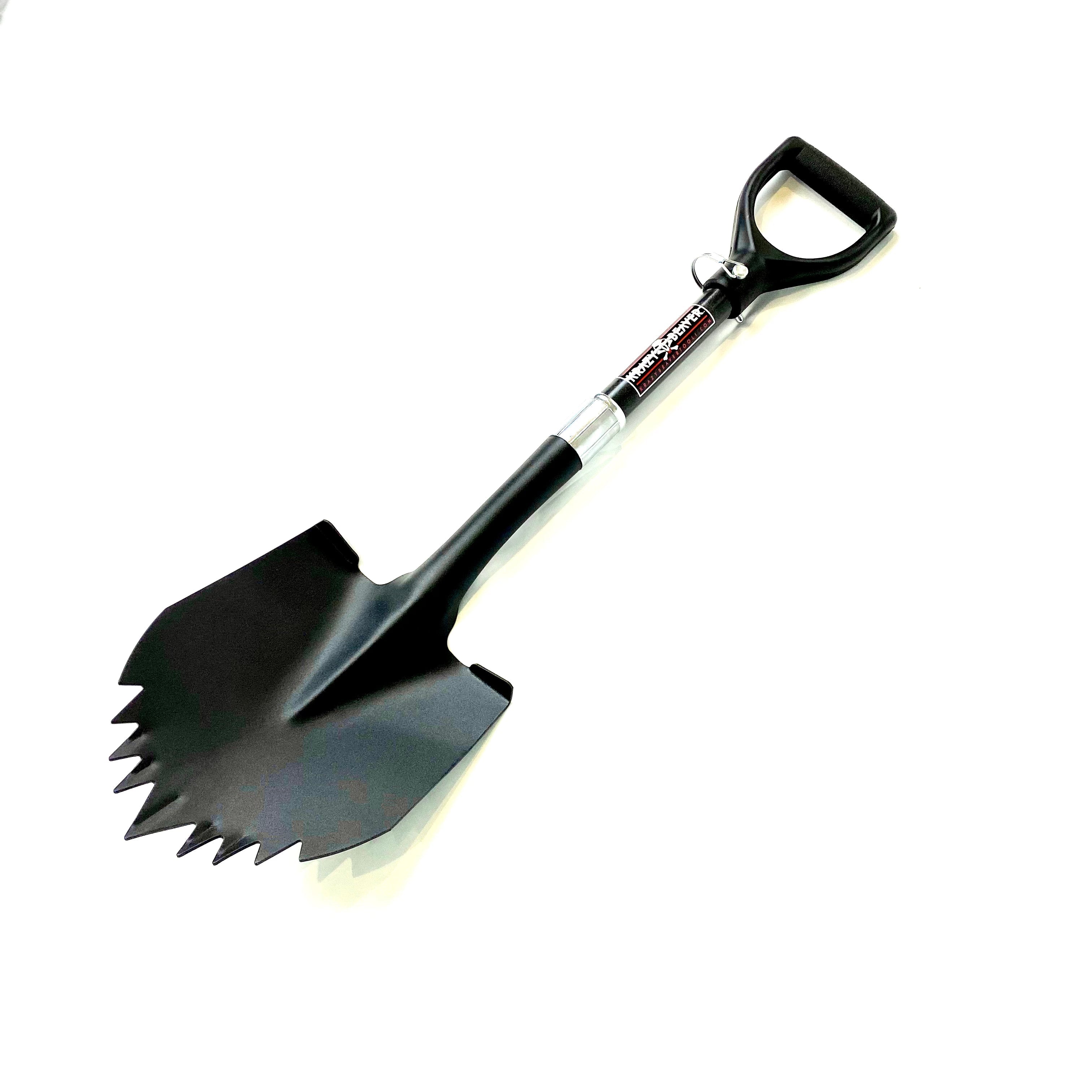 ATV / UTV Krazy Beaver Shorty Shovel (Textured Black Head / Black
