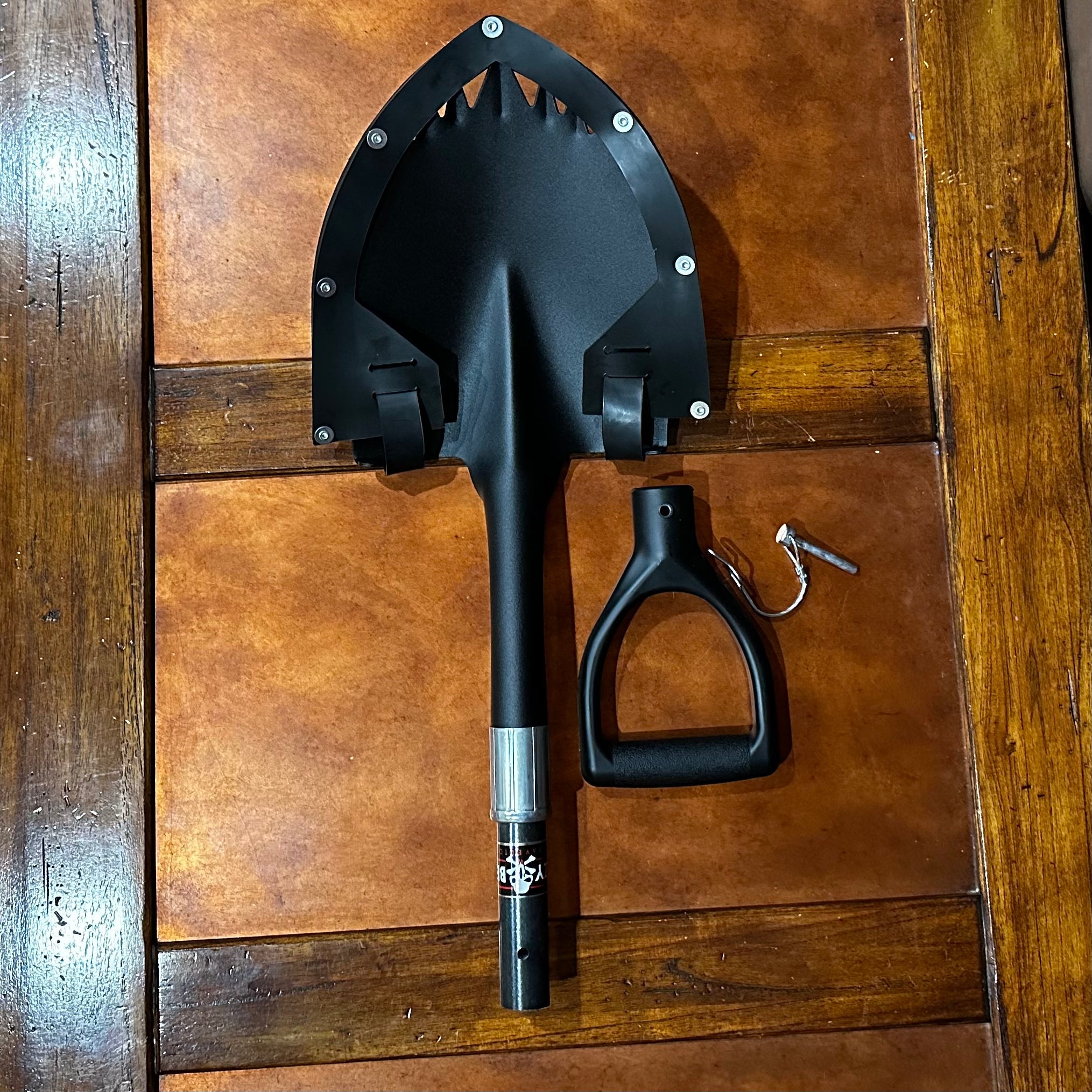 小物 HOPTICAL 47-23-145 Krazy Beaver Mini Shovel with guard (Textured Black Head / Black