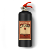 Matchbox fire extinguisher