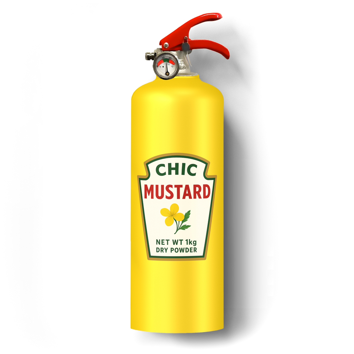 Mustard fire extinguisher