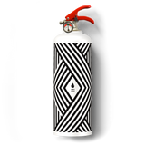 Stripes fire extinguisher
