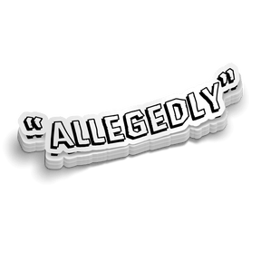 Allegedly - Hard Hat Decal - Diesel Freak