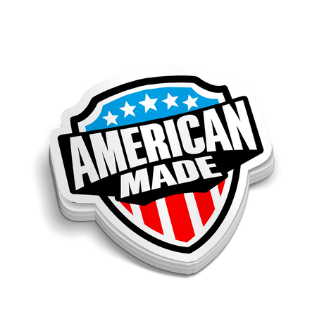 American Made - Hard Hat Decal - Diesel Freak