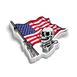 American Skeleton - Hard Hat Decal - Diesel Freak