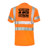 Amish Electrician - Reflective Safety T-Shirt - Diesel Freak