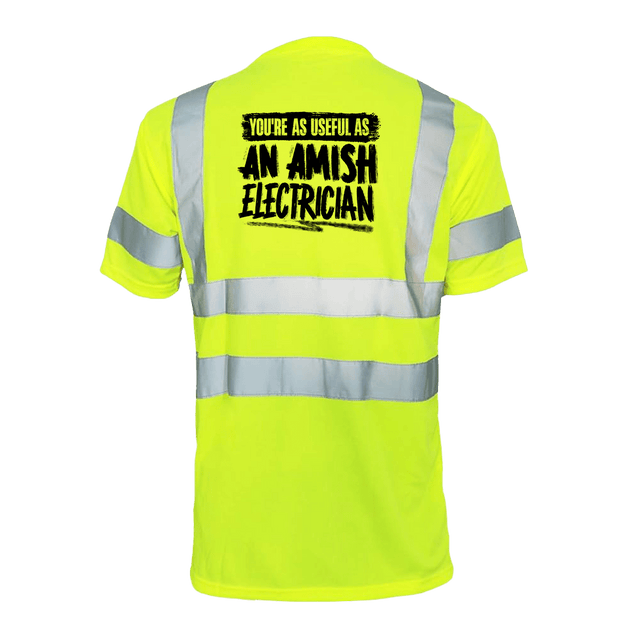 Amish Electrician - Reflective Safety T-Shirt - Diesel Freak
