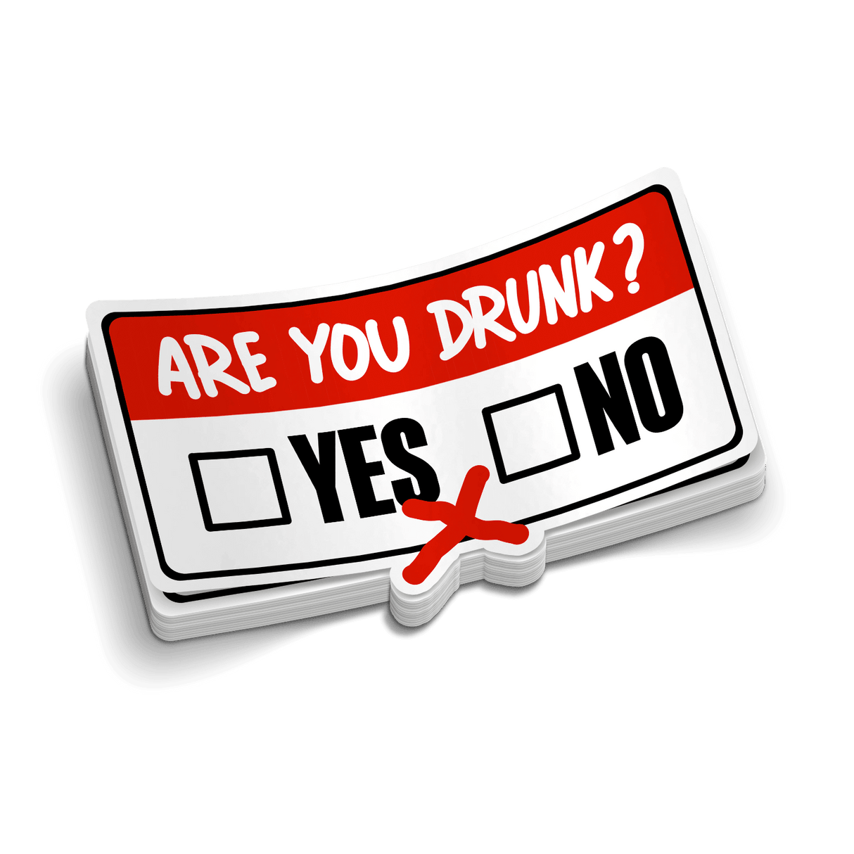 Are You Drunk? Hard Hat Decal - Diesel Freak