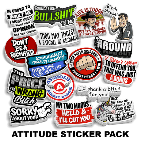 Attitude Sticker Pack - Diesel Freak