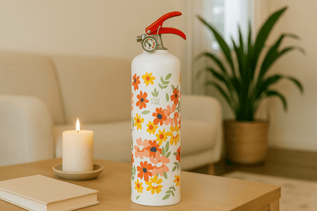 Autumn Flowers fire extinguisher - Diesel Freak
