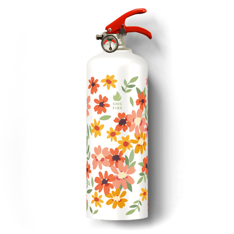 Autumn Flowers fire extinguisher - Diesel Freak