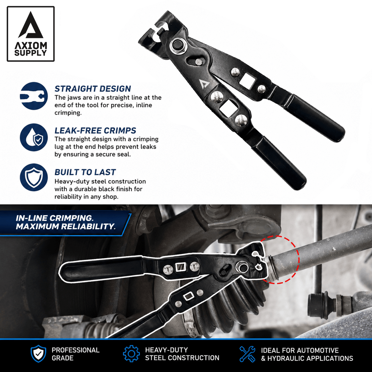 Axiom Supply CV Boot Clamp Pliers - Diesel Freak