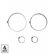 Axiom Supply Reaper Series CV Axle Clamp Set GM HD Truck 2500 / 3500 Silverado / Sierra 2001-2010 - Diesel Freak