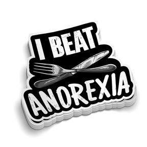 Beat Anorexia Hard Hat Decal - Diesel Freak