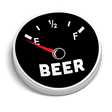 Beer Gauge Hard Hat Decal - Diesel Freak