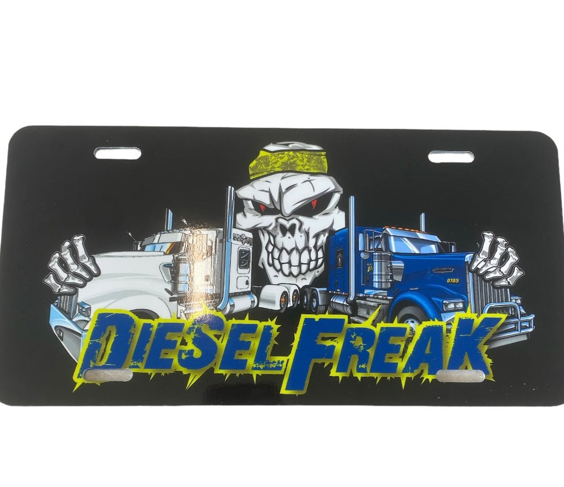 Big Boy Toys Licence Plate - Diesel Freak