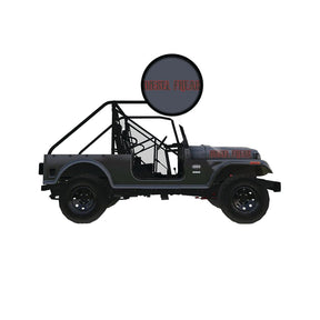 Blackout Diesel Freak With Red Outline - Tailgate and Hood - Diesel Freak
