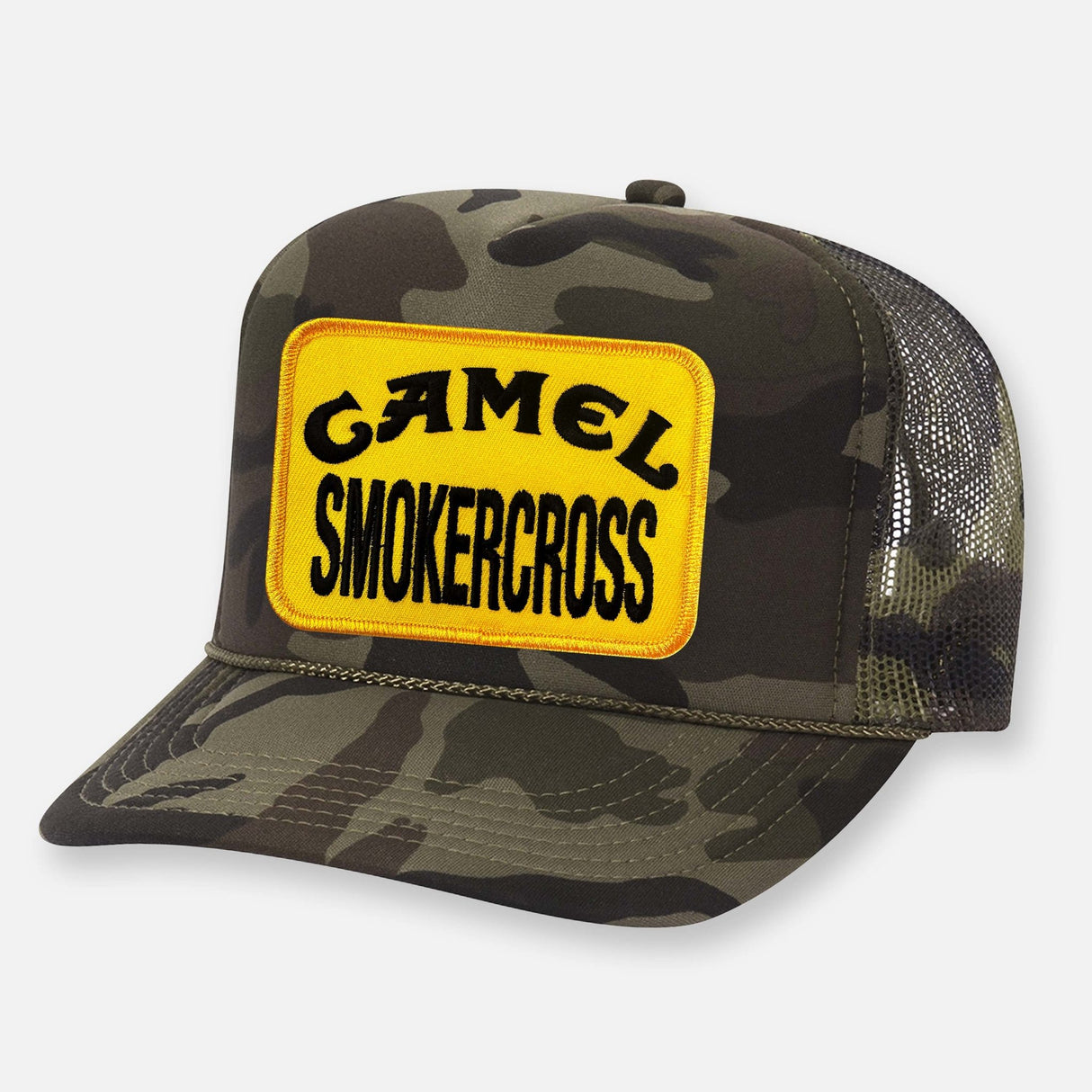 CAMEL SMOKERCROSS RACE HAT YELLOW PATCH - Diesel Freak