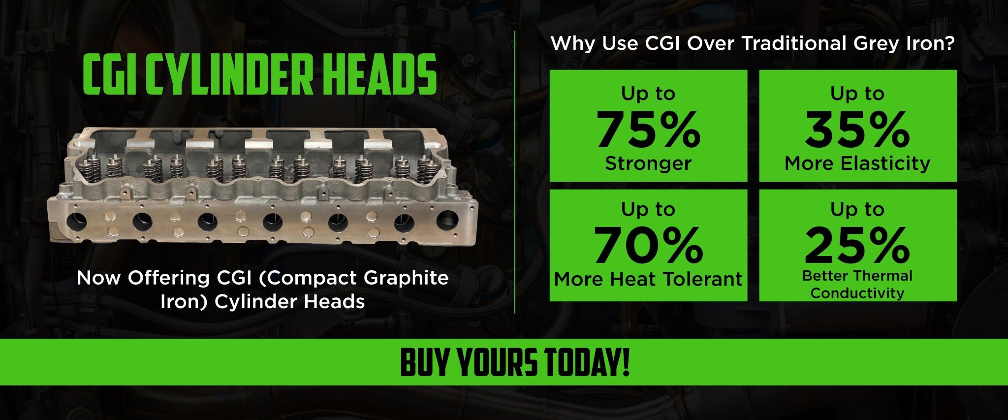 cathillページ CATERPILLAR Cylinder Head Stage 3 – Diesel Freak