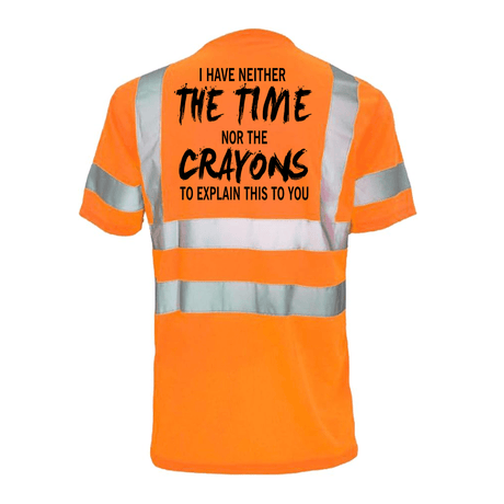 Crayons - Reflective Safety T-Shirt - Diesel Freak