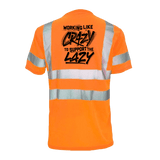 Crazy - Reflective Safety T-Shirt - Diesel Freak