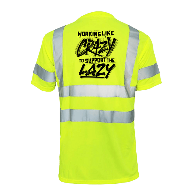 Crazy - Reflective Safety T-Shirt - Diesel Freak