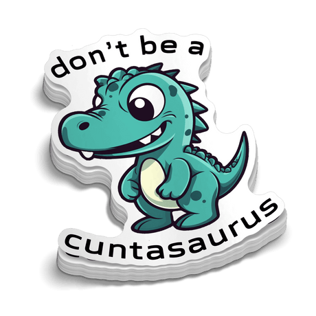 Cuntasarurus Hard Hat Decal - Diesel Freak