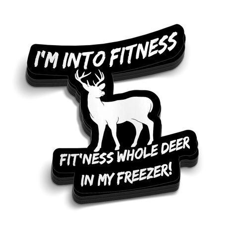Deer Freezer Hard Hat Decal - Diesel Freak