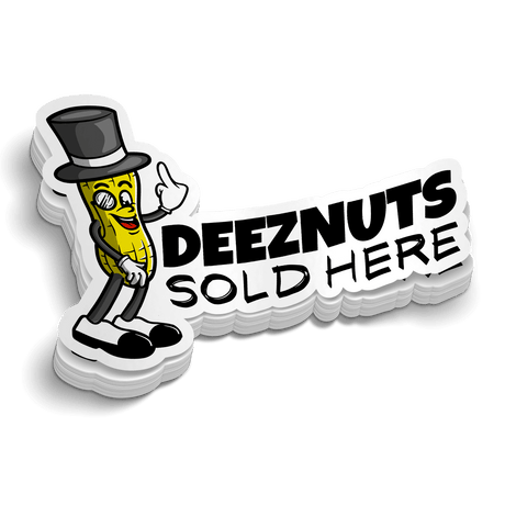 DeezNuts Sold Here - Hard Hat Decal - Diesel Freak