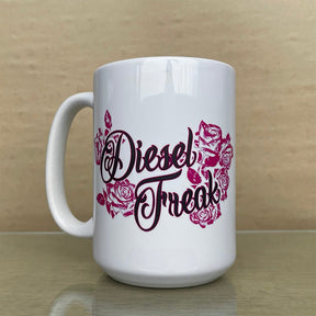 Diesel Freak Roses 15oz Coffee Cup - Diesel Freak