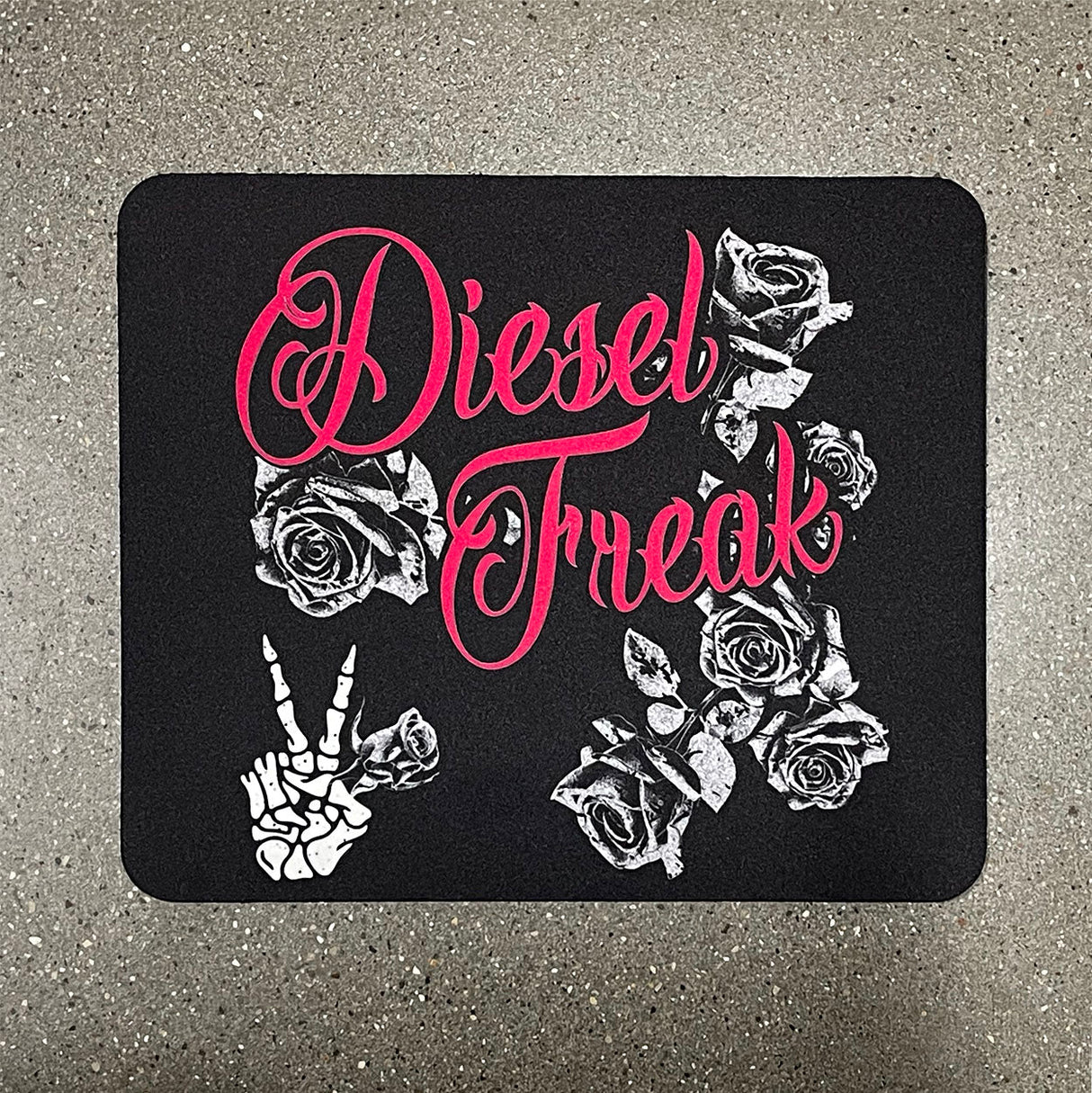 Diesel Freak Roses Neoprene Mouse Pad - Diesel Freak