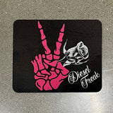 Diesel Freak Roses Peace Sign Neoprene Mouse Pad - Diesel Freak