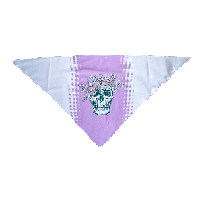 DOG BANDANAS - Skull and Roes - Diesel Freak