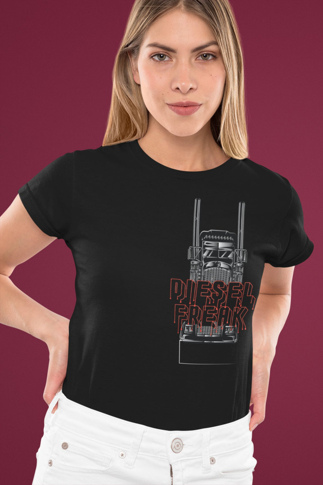 Dripping Diesel Womens Adult Tee - Diesel Freak