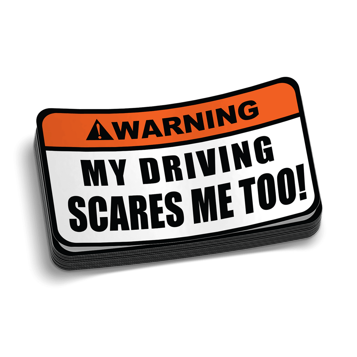 Driving Warning Decal - Diesel Freak