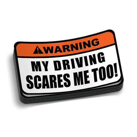 Driving Warning Decal - Diesel Freak