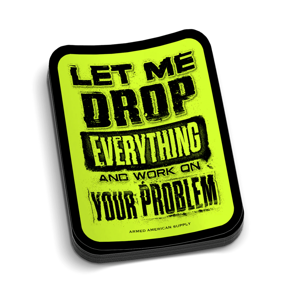 Drop Everything Hard Hat Decal - Diesel Freak