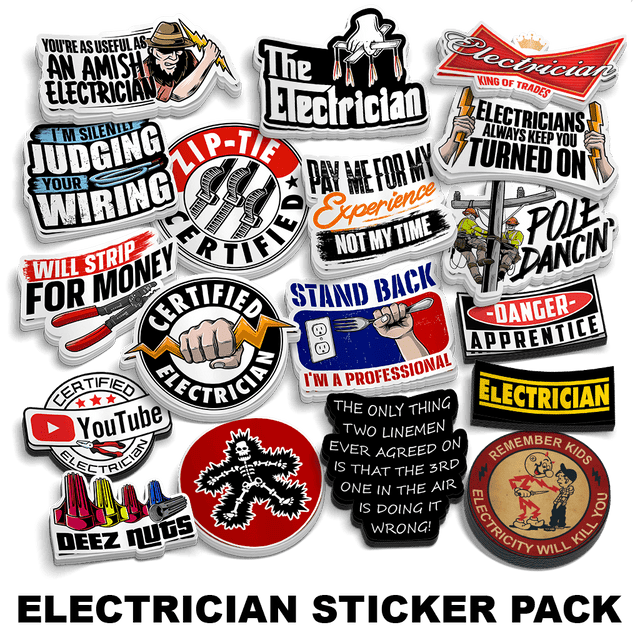 Electrican Sticker Pack - Diesel Freak
