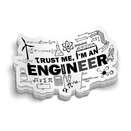 Engineer Hard Hat Decal - Diesel Freak