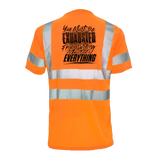 Exhausted - Reflective Safety T-Shirt - Diesel Freak