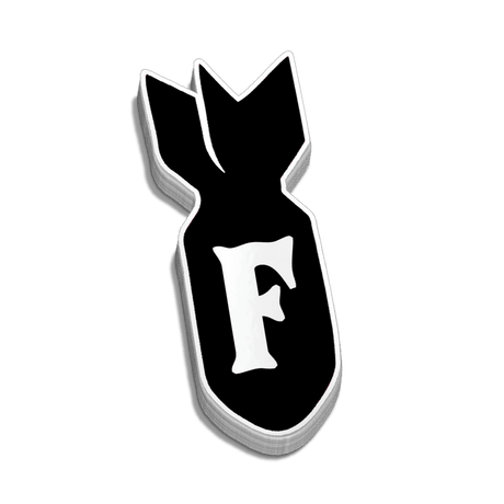 F - Bomb Hard Hat Decal - Diesel Freak