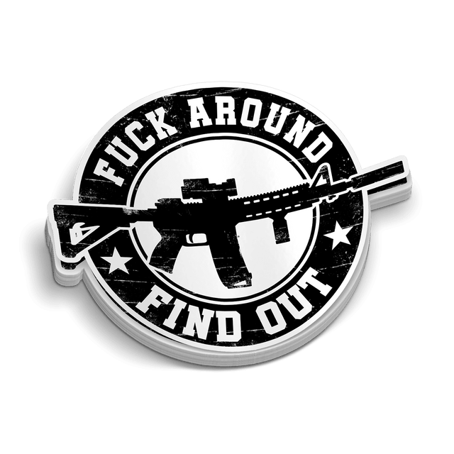 FAFO Round Hard Hat Decal - Diesel Freak
