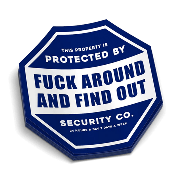 FAFO Security Decal - Diesel Freak