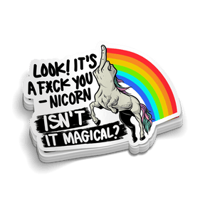 F*ck Younicorn - Hard Hat Decal - Diesel Freak