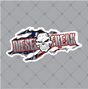 Flag Rip Sticker - Diesel Freak