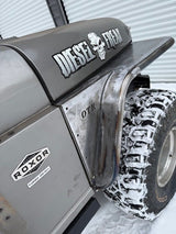 Flat DIY Front Tube Fender Kit for Roxor by OTR - Diesel Freak