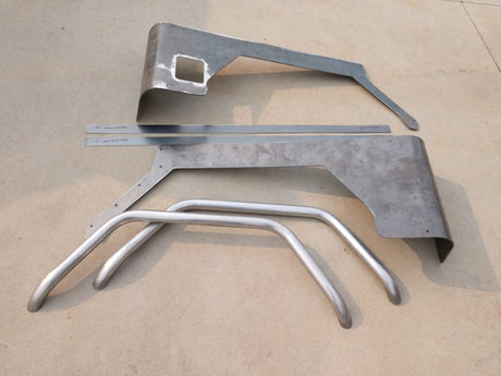 Flat DIY Rear Tube Fenders Kit for Roxor by OTR (sold in pairs) - Diesel Freak