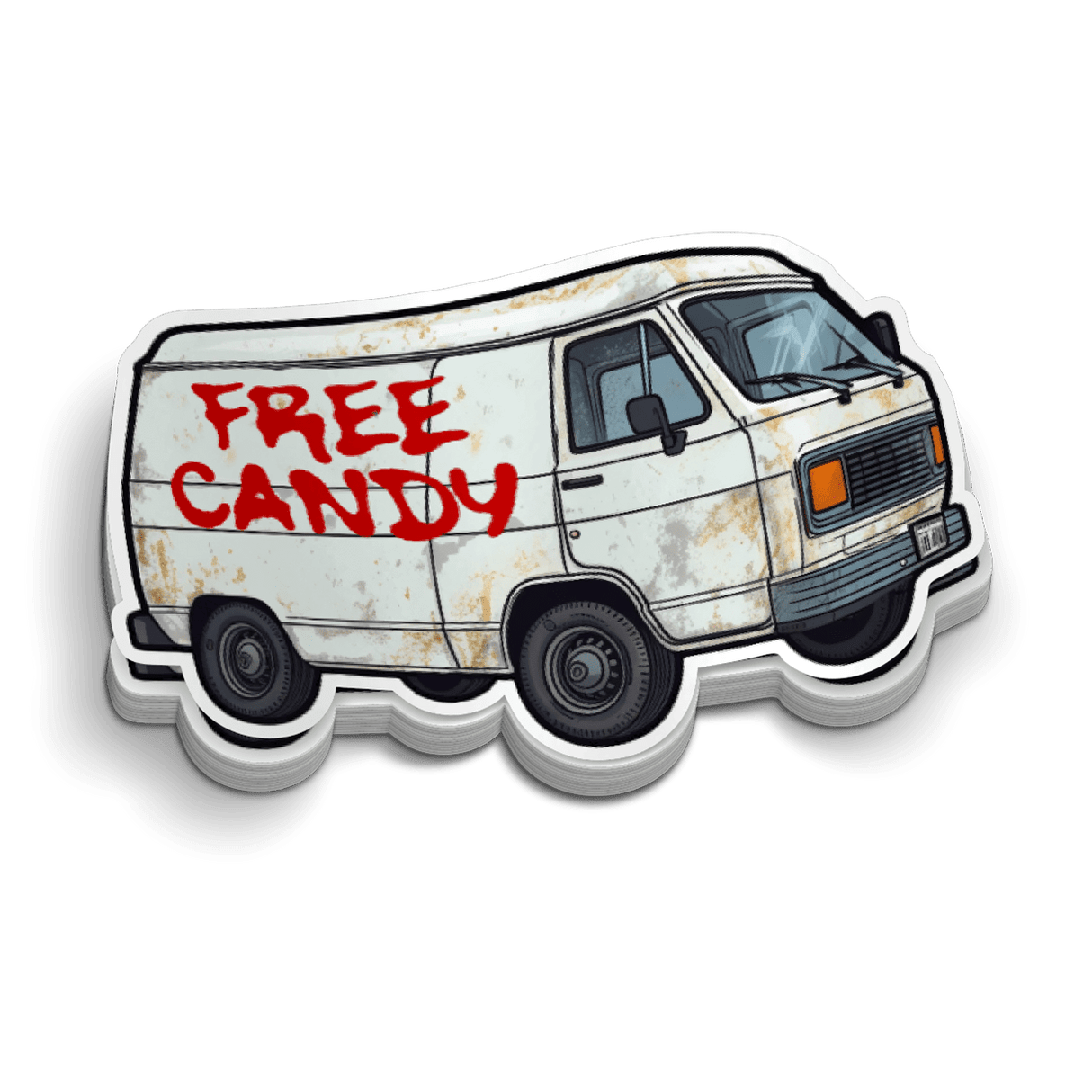 Free Candy Hard Hat Decal - Diesel Freak