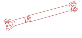 Front Driveshaft for Roxor - New - Diesel Freak