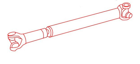 Front Driveshaft for Roxor - New - Diesel Freak