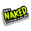 Get Naked Hard Hat Sticker - Diesel Freak